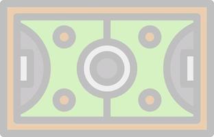Hockey Field Vector Icon Design