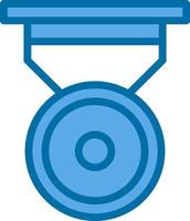 Silver Medal Vector Icon Design