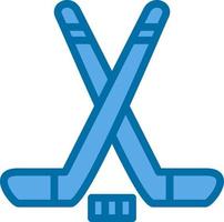 Ice Hockey Vector Icon Design