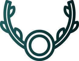 Wreath Vector Icon Design