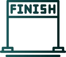 Finish Vector Icon Design