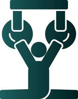 Gymnastics Vector Icon Design