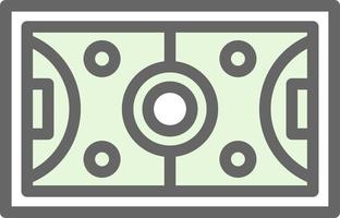 Hockey Field Vector Icon Design