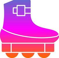 Roller Skating Vector Icon Design