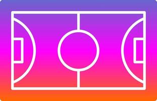 Hockey Field Vector Icon Design