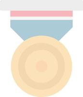 Silver Medal Vector Icon Design