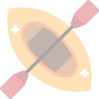 Canoe Vector Icon Design