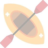 Canoe Vector Icon Design