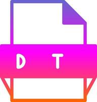 Dotx File Format Icon vector