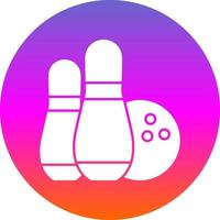 Bowling Vector Icon Design