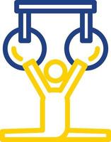 Gymnastics Vector Icon Design