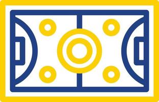 Hockey Field Vector Icon Design