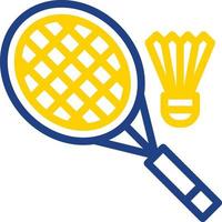 Badminton Vector Icon Design