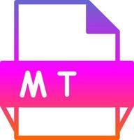 Mtb File Format Icon vector