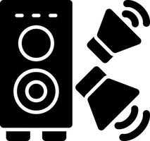 Loudspeaker Vector Icon Design