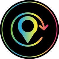 Refresh Location Vector Icon Design