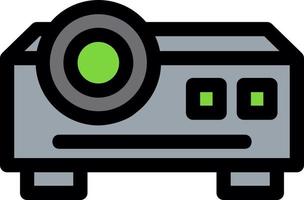 diseño de icono de vector de proyector