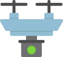 diseño de icono de vector de drone de cámara