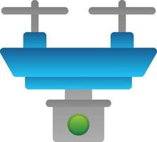 Camera Drone Vector Icon Design