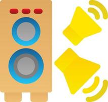 Loudspeaker Vector Icon Design