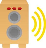 diseño de icono de vector de altavoz