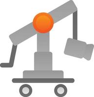 Camera Crane Vector Icon Design