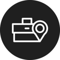 Work Destination Vector Icon Design