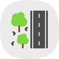 Roadside Vector Icon Design