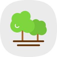 diseño de icono de vector de bosque