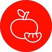 Tangerine Vector Icon Design