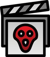 Horror Movie Vector Icon Design