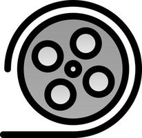 Film Reel Vector Icon Design