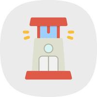 Lighthouse Vector Icon Design