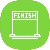 Finish Vector Icon Design