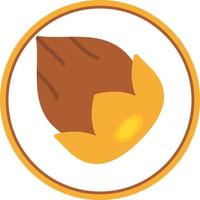 Hazelnut Vector Icon Design