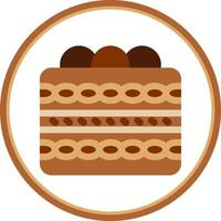 Tiramisu Vector Icon Design