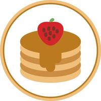 Pancakes Vector Icon Design