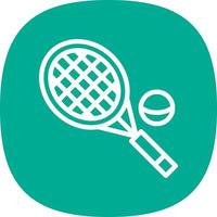 Tennis Vector Icon Design