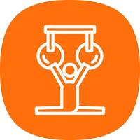 Gymnastics Vector Icon Design