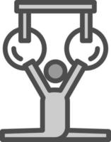 Gymnastics Vector Icon Design