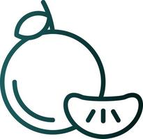 diseño de icono de vector de mandarina