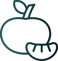 Tangerine Vector Icon Design