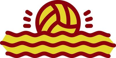 Waterpolo Vector Icon Design