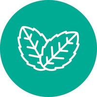 Herb Leaf Vector Icon Design