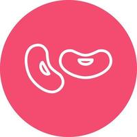 Bean Vector Icon Design