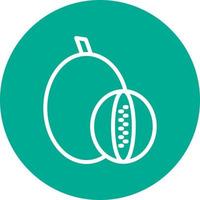 Rockmelon Vector Icon Design
