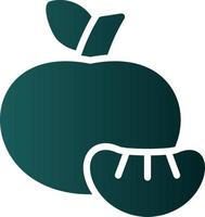 Tangerine Vector Icon Design