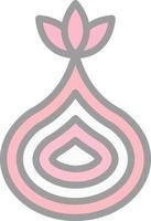 Onion Vector Icon Design