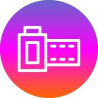 Camera Roll Flat Icon vector