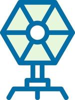 Camera Reflector Flat Icon vector